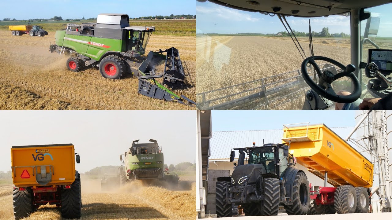 Harvest 2025 with cab view | Fendt 6336 C combine | Valtra + VGM | Akkerbouwbedrijf Oosterhof