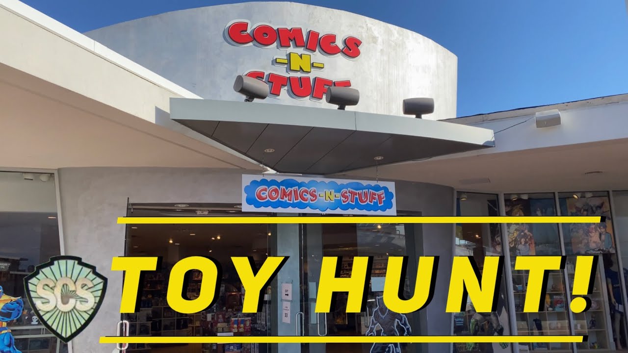 Comics N Stuff San Diego Toy Hunt toybiz marvel mcfarlane toys comic books toy hunting