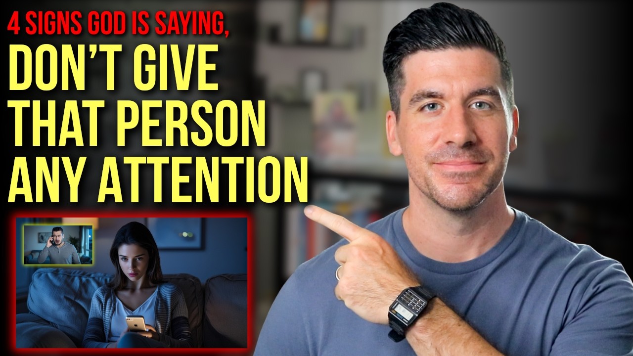 God Is Telling You to START IGNORING Someone If . . .