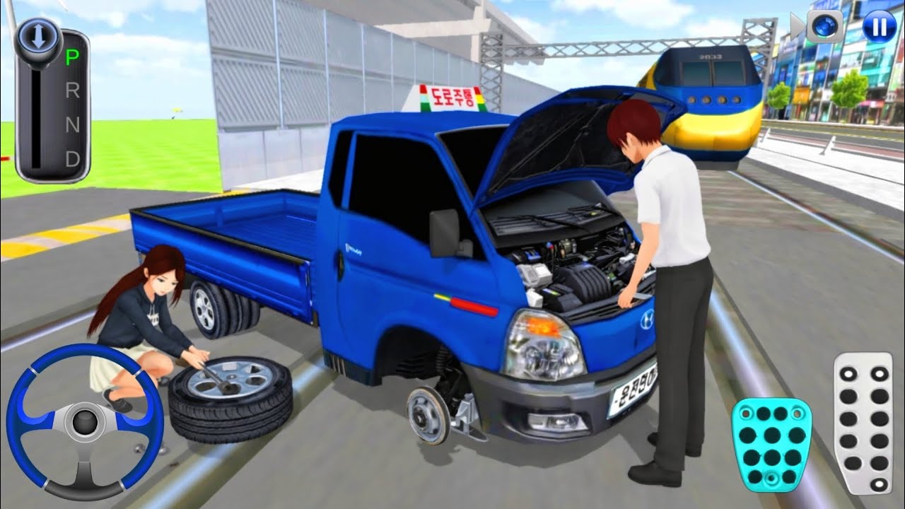 My Truck BROKE Down! 😭 Fixing Tire |  3D Driving Class 2026 | Car Driving Gameplay Video 
