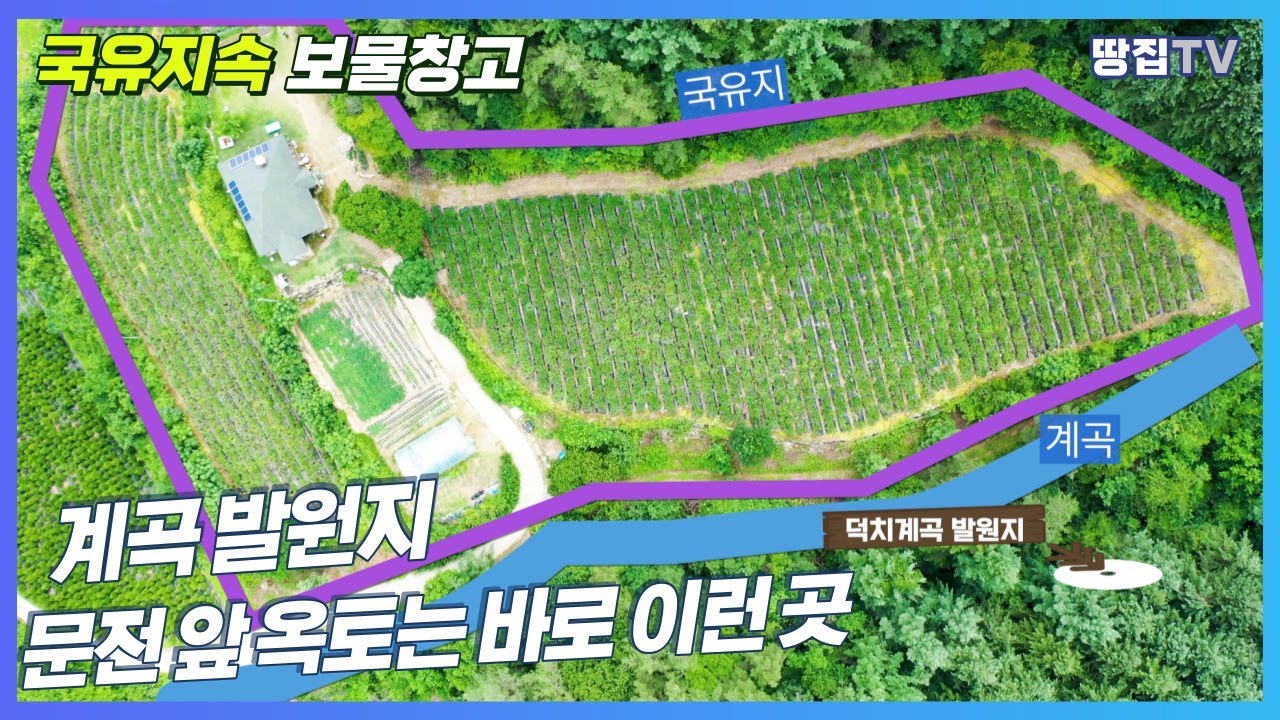 청정산림과 계곡속 문전옥답이 펼쳐진 귀농귀촌 최적의 땅