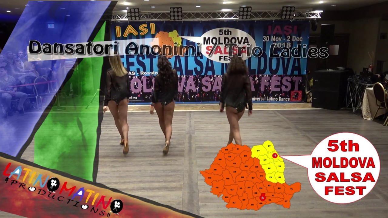 Moldova Salsa Festival 2018 &ndash;  ShowTime &ndash; Dansatorii Anonimi D.A / Trio Ladies  ( Iasi )