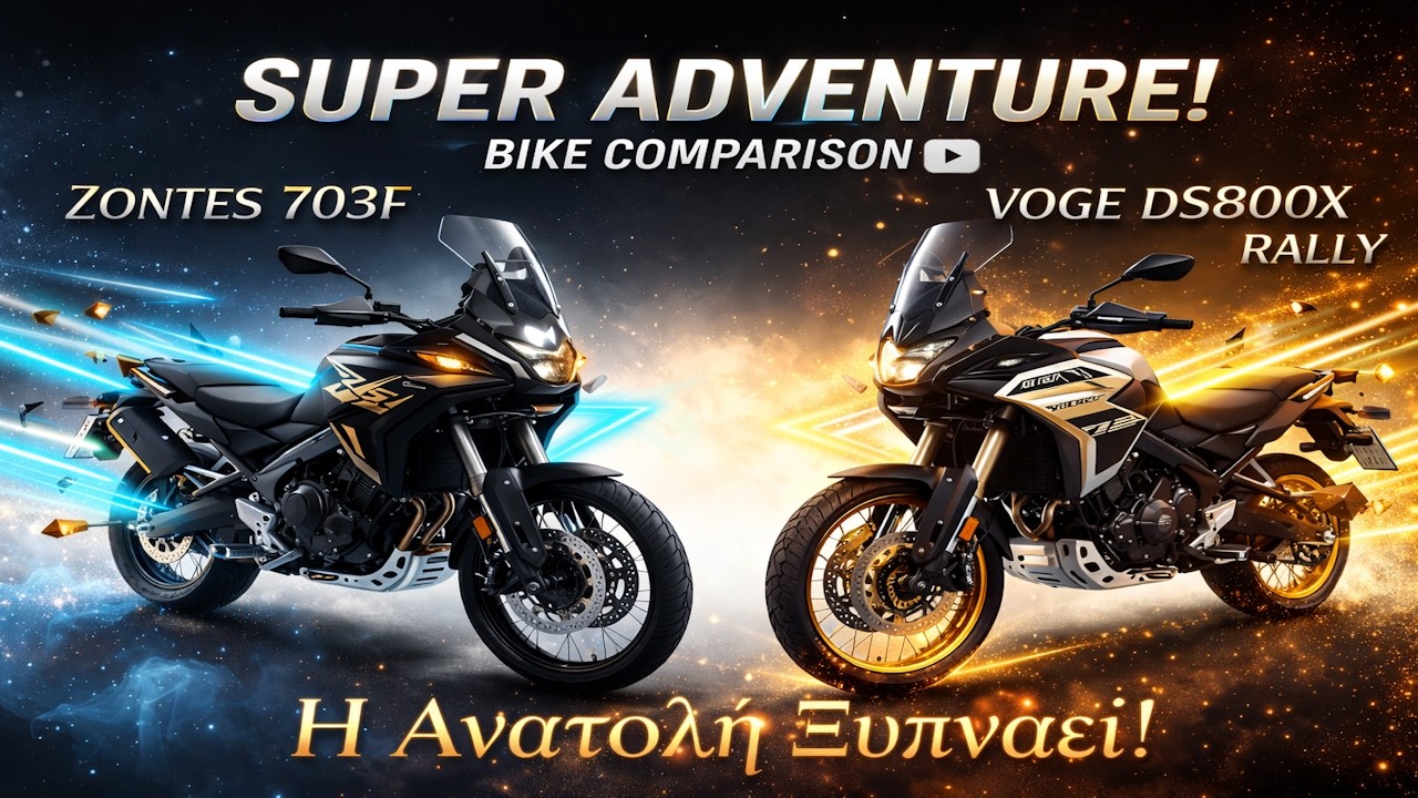 Zontes 703F - VOGE DS800Χ RALLY Η Ανατολή Ξυπνάει!  🇬🇷