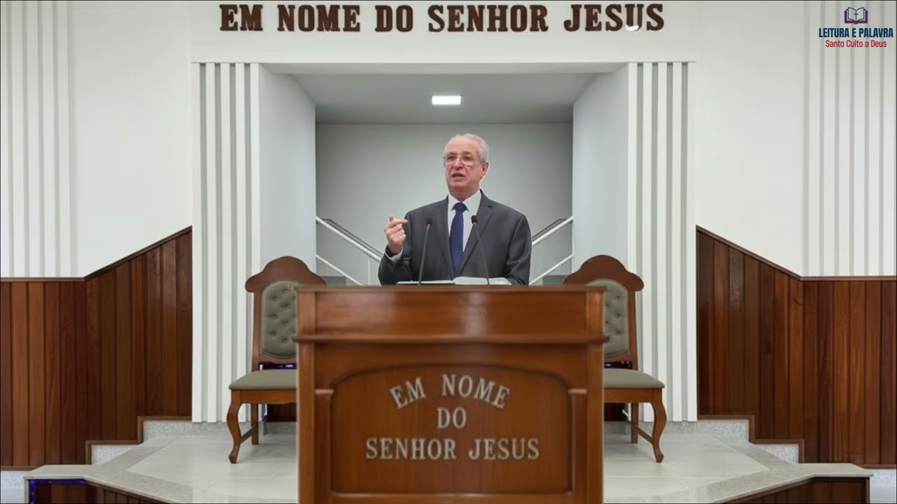 Santo Culto a Deus &ndash; CCB &ndash; Palavra de Hoje Online &ndash; Quinta &ndash; 02/04/2026 &ndash; Lucas 24