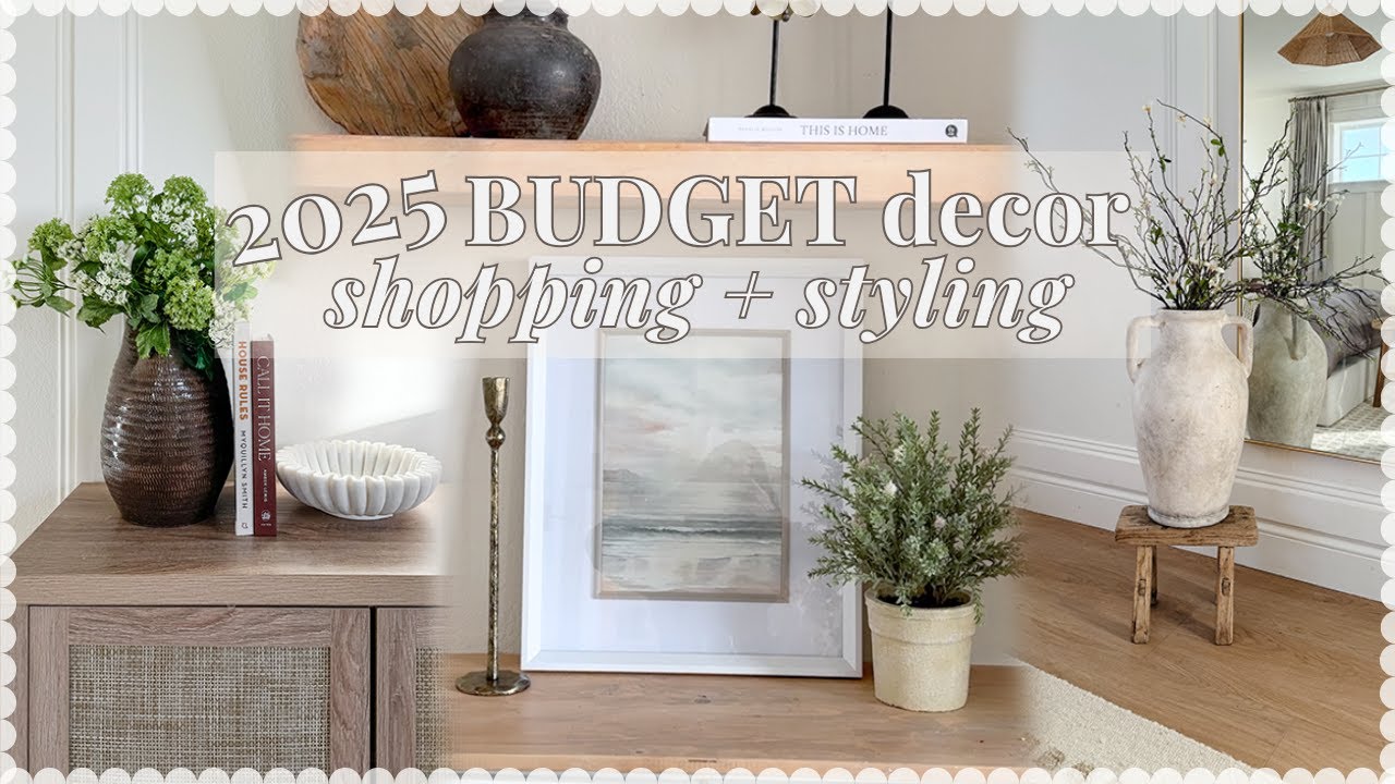NEW DECOR AT TJMAXX + HOMEGOODS! affordable home decor shop + style with me 2025
