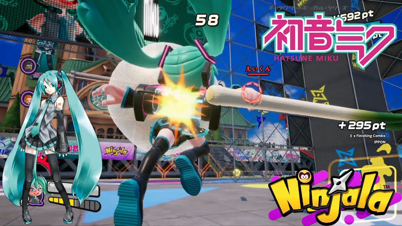 🥵 Ninjala X Hatsune Miku Collaboration Team Battles 🥵