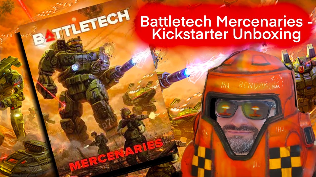 Battletech Mercenaries - Kickstarter Unboxing