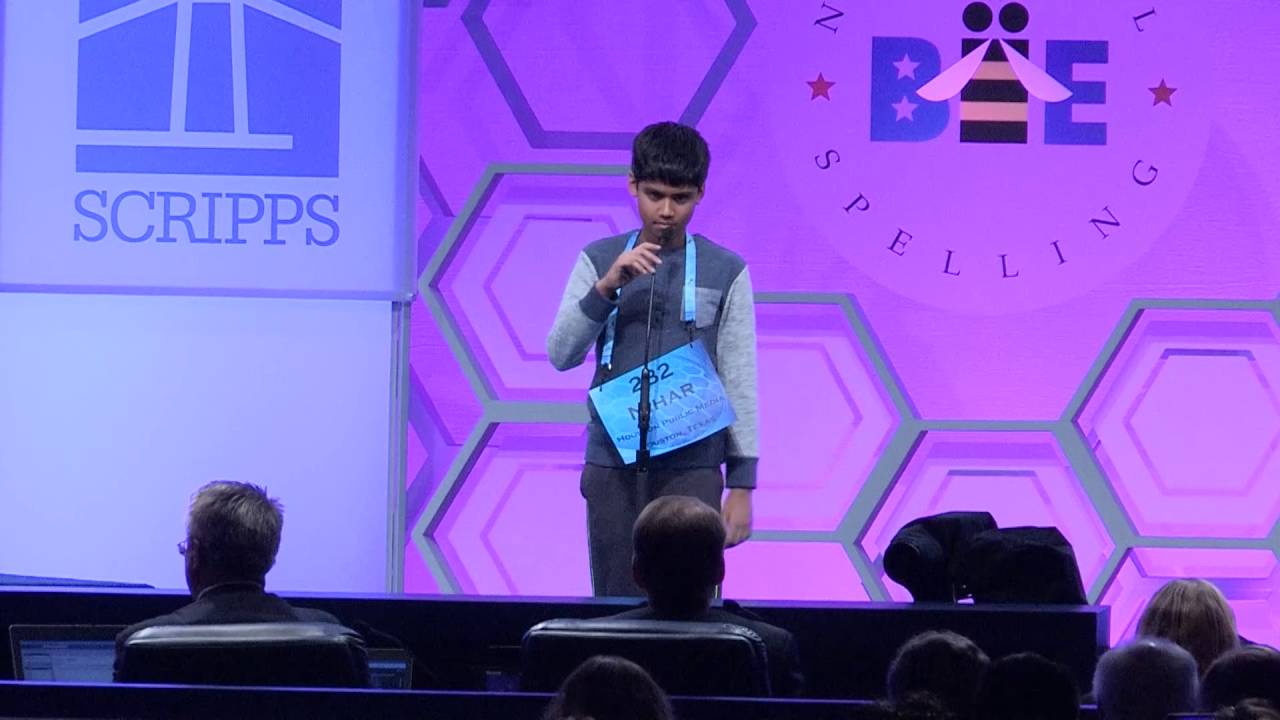 2016 Scripps National Spelling Bee co-champion Nihar Janga