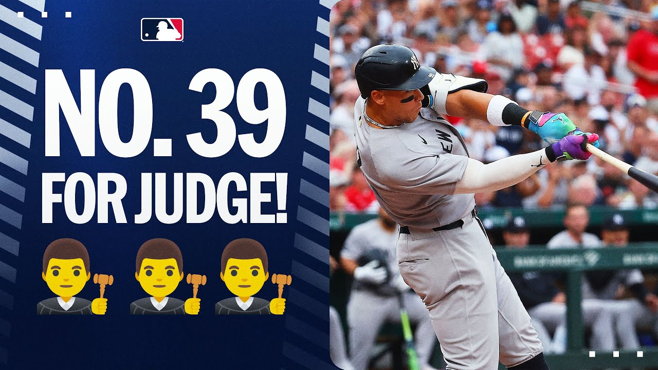 39 HOME RUNS for Aaron Judge!
