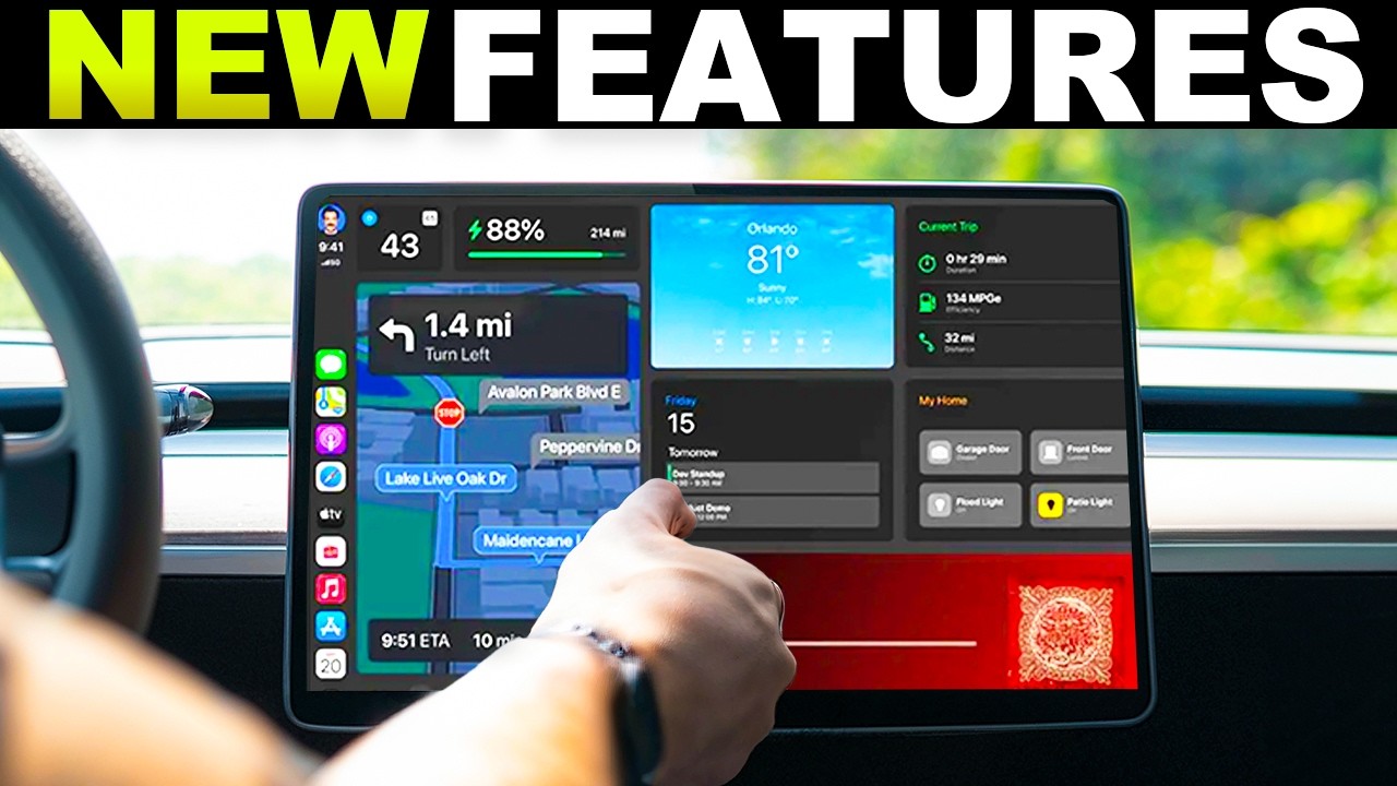 Наконец-то CarPlay на Tesla! (Модели Y/3/X/S)
