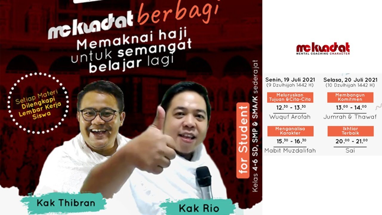 LIVE - Memaknai Haji untuk Semangat Belajar Lagi | #Session 2 (Menganalisa Karakter)
