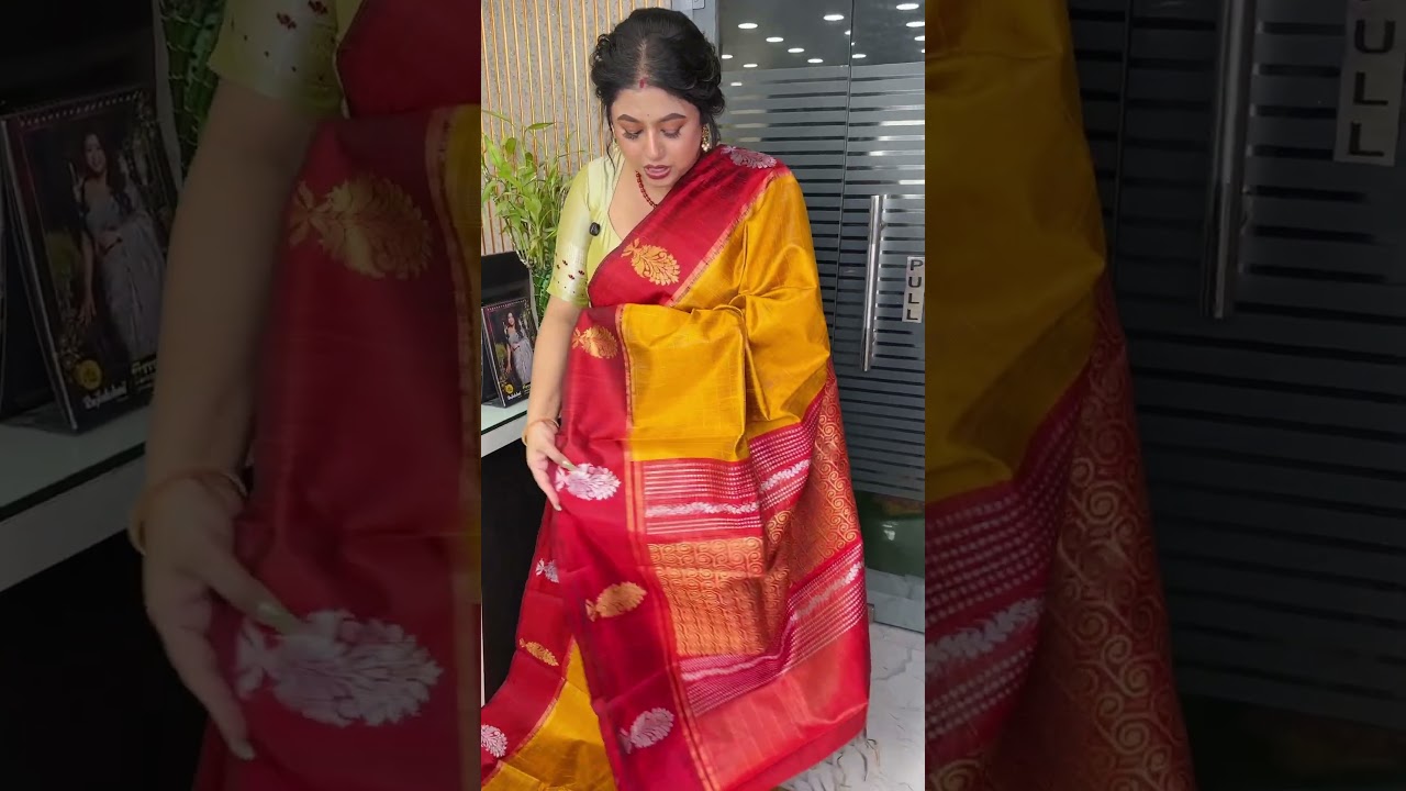 Booking number-8101954367&hellip; Tissue Raw silk sarees special video ❤️😍 #tissue #rawsilk #tissuerawsilk