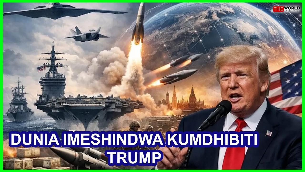 ДОКЛАД: МИР НЕ СМОГ КОНТРОЛИРОВАТЬ ДОНАЛЬДА ТРАМПА, ПРЕЗИДЕНТА США.
