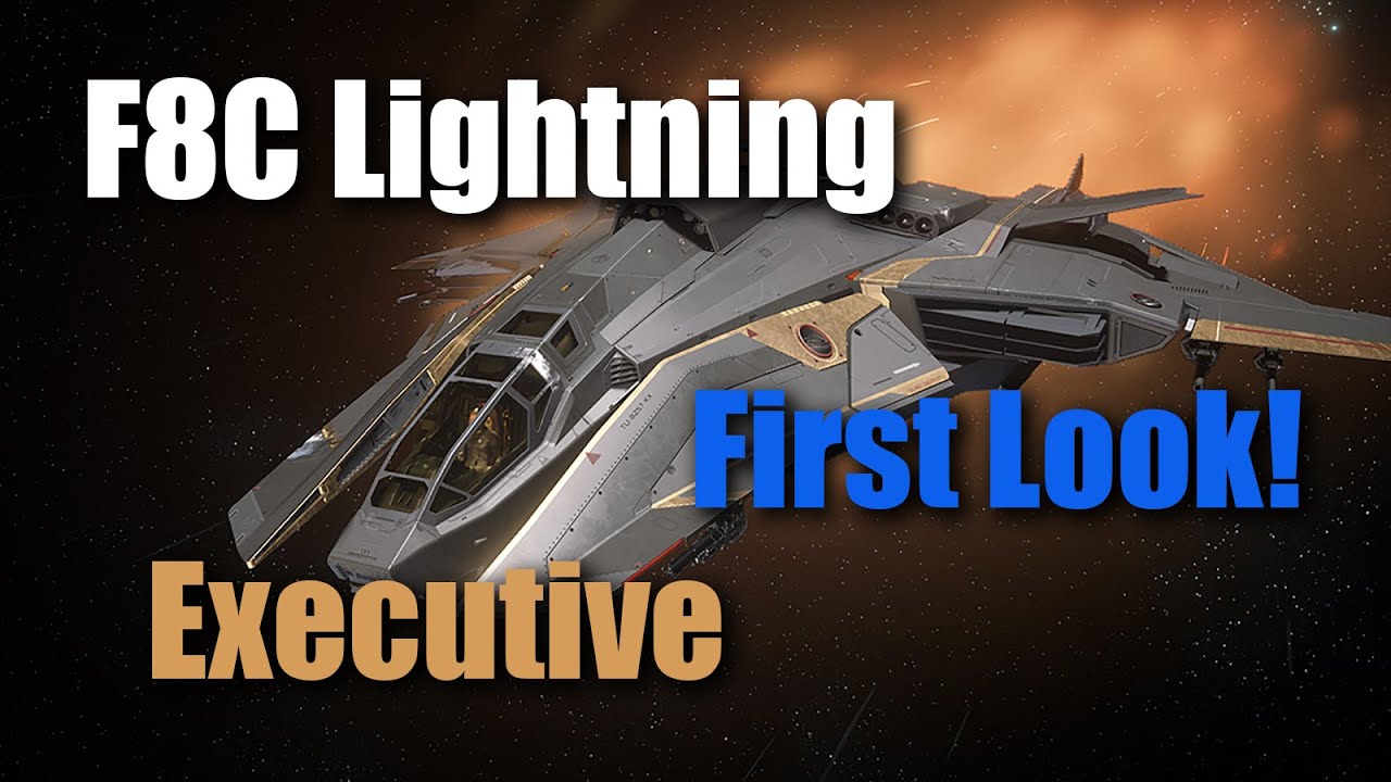 Star Citizen - F8C Lightning Executive - IN GAME!! - First Look