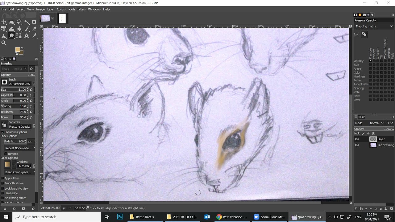 Basic painting on Gimp