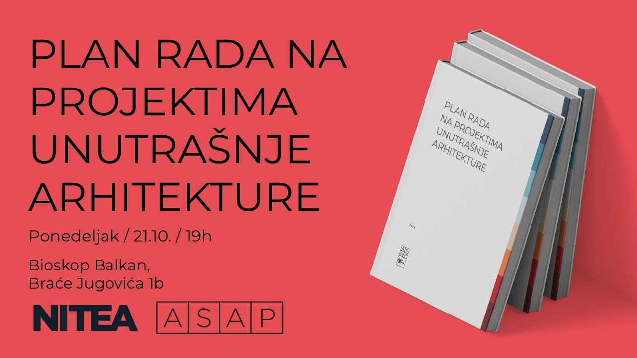 PLAN RADA NA PROJEKTIMA UNUTRASNJE ARHITEKTURE