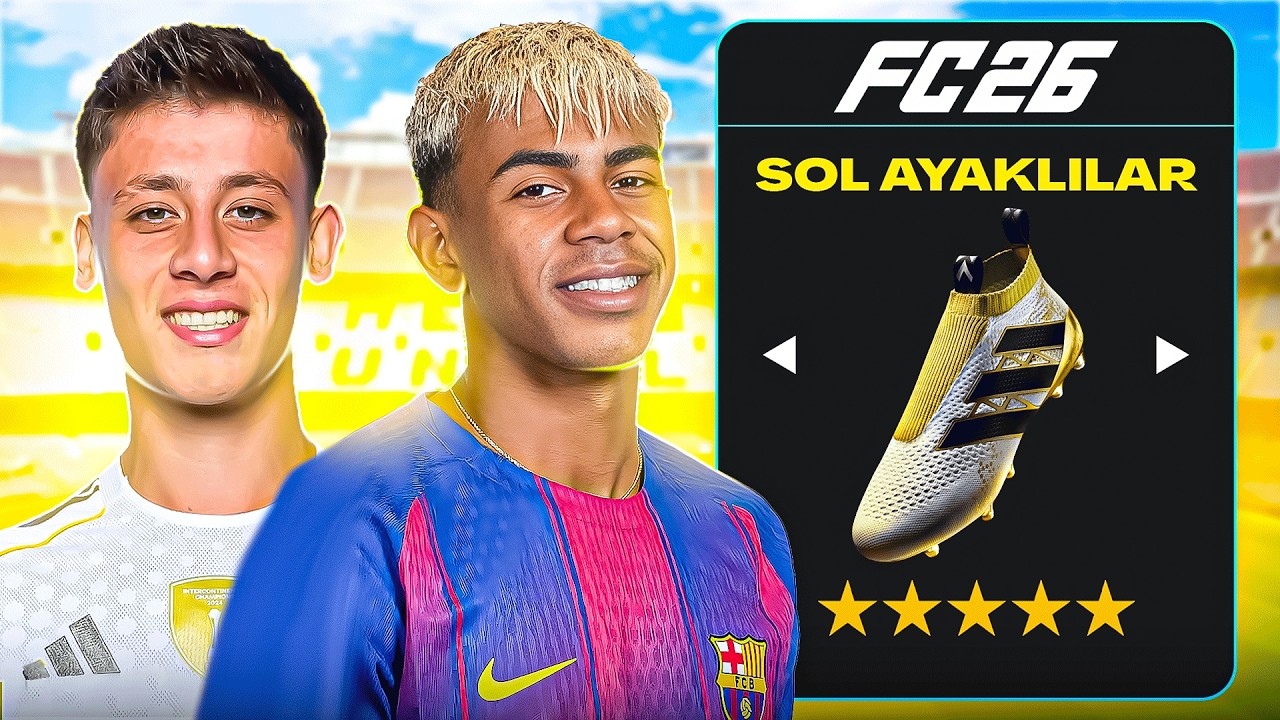 SADECE SOLAK FUTBOLCULARDAN TAKIM KURDUM! // FC 26 KARİYER MODU