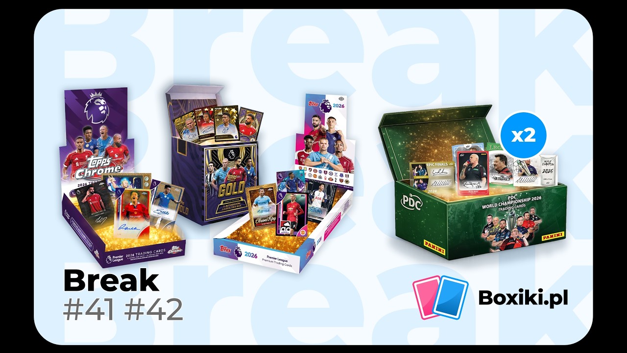 #Break 42 TOPPS Chrome Premier League Hobby Box 2026 & Premier League Hobby Box 25/26 & Gold PL25/26