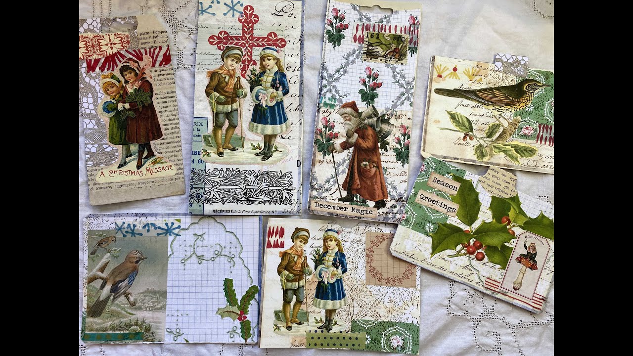 Craft with me | fun Christmas ephemera