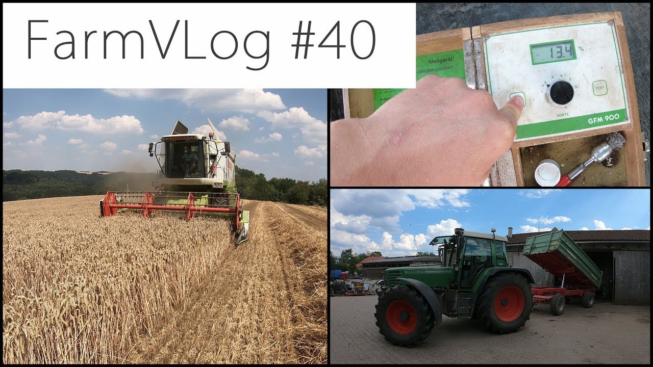 FarmVLOG#40: ES GEHT IN DIE WEIZEN ERNTE 2018