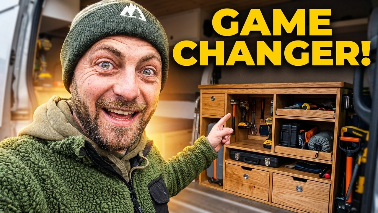 DIY HACK | Campervan Storage Solution | This IS A MUST For Any Adventure Van