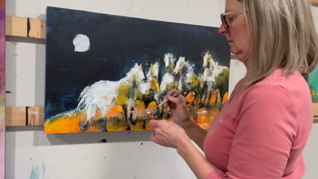 Night Moves painting finish   HD 1080p
