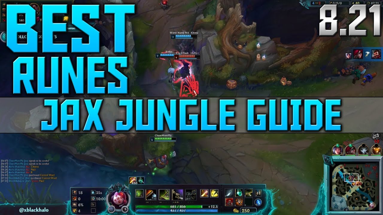 League of Legends Jax Season 8 | Jax Jungle Guide: The Best Jax Runes, Jax Build S8 (Jax 8.21)