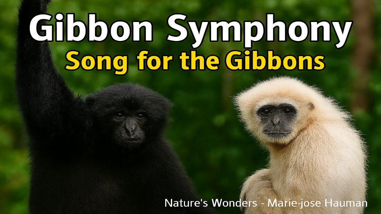 Gibbon Symphony #newsong #gibbons #natureinspired #gibbonsymphony #natureswondersmariejosehauman