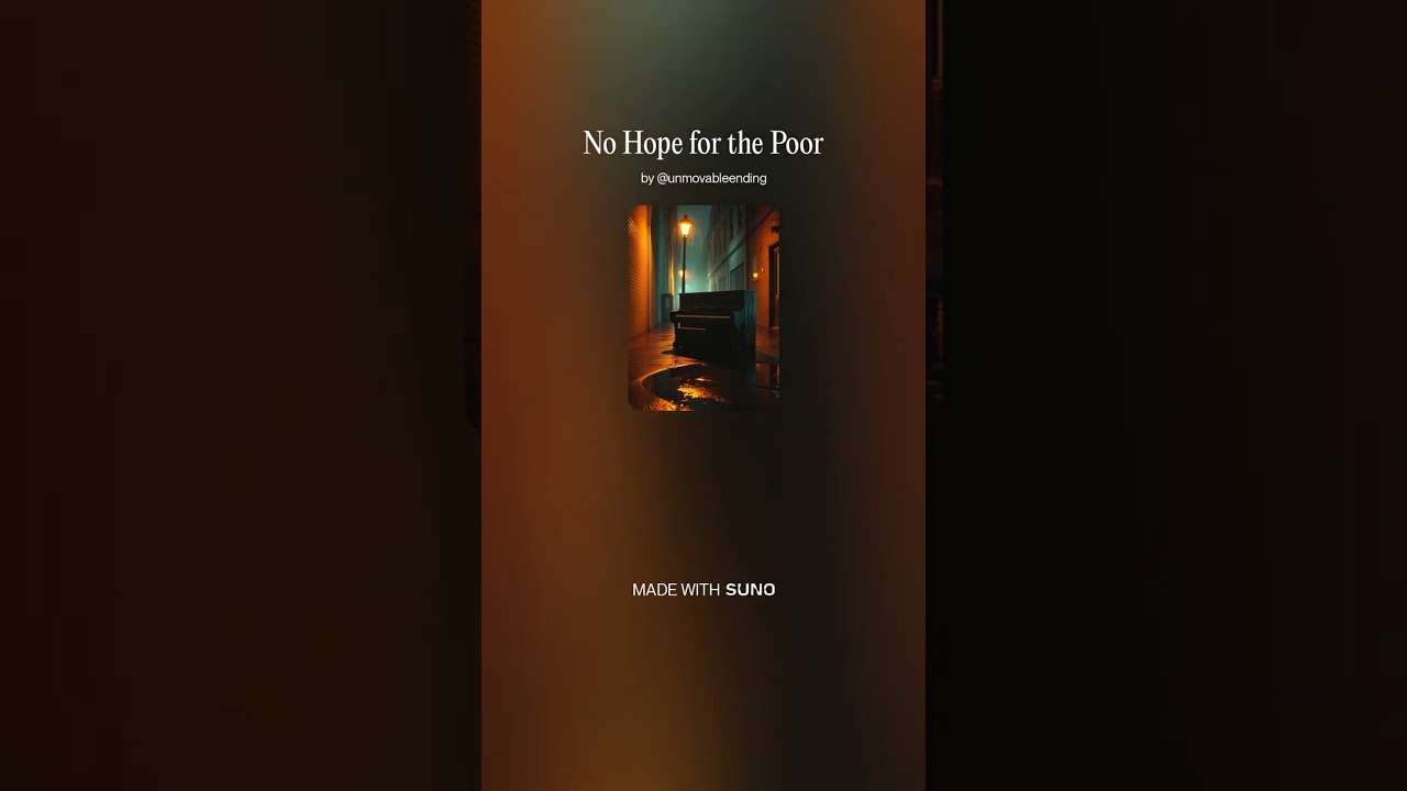 No Hope for the Poor 12 - Instrumental #AI​ #Song​ by #Suno​ #music​ #newmusic​