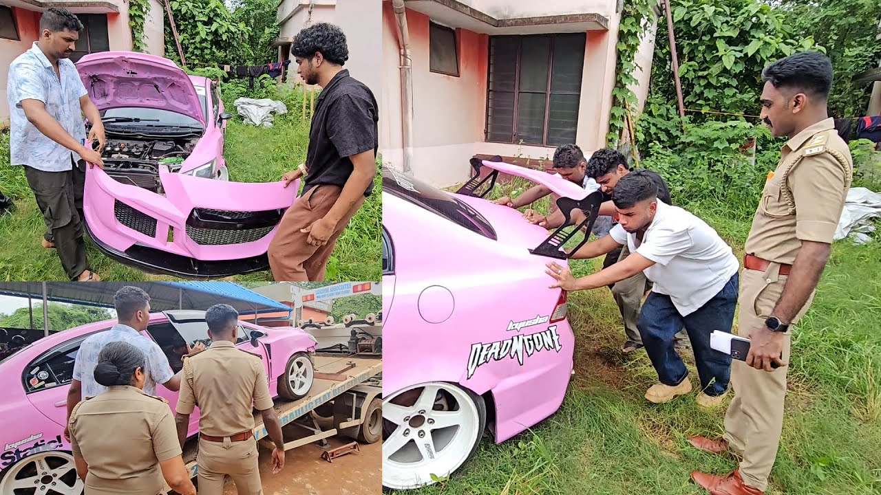 എല്ലാം അഴിച്ച് വെക്കടാ മക്കളെ... MVD പൊക്കിയ വാഹനം ഇങ്ങനാണ് ഫ്രീക്കന്മാർക്ക് തിരിച്ച് കിട്ടിയത്.