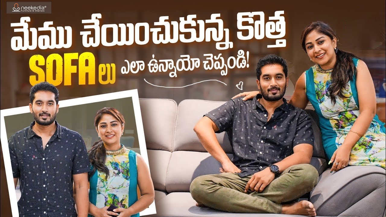 Manjula Garu and Nirupam Garu Purchased Sofa Come Bed and Recliner Sofa From Our Store | Neekedia
