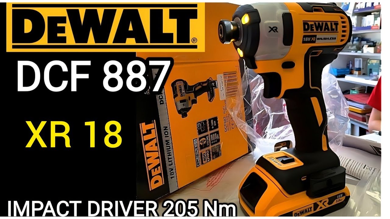 беспроводной ударный шуруповерт DeWALT DCF 887