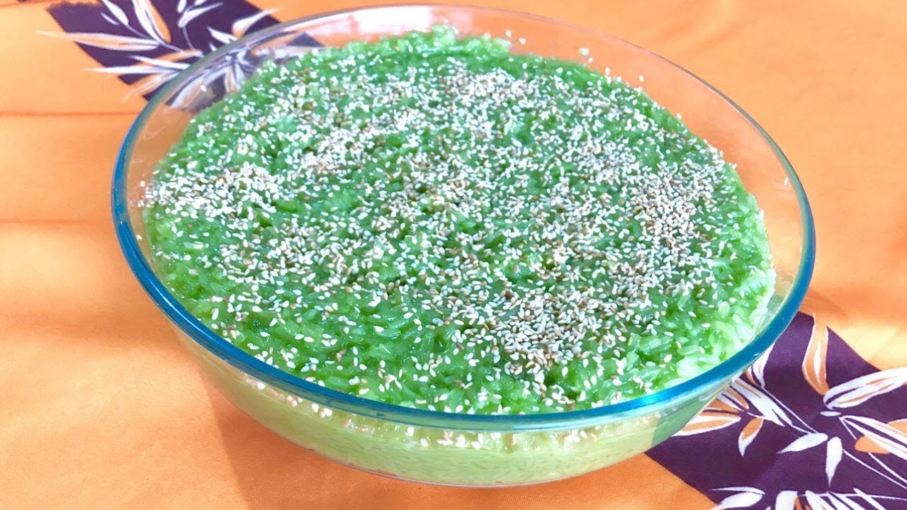 RECETTE DE MA MAMAN #51 Khao niew kaew Gâteau de riz gluant coco pandan Dessert asiatique