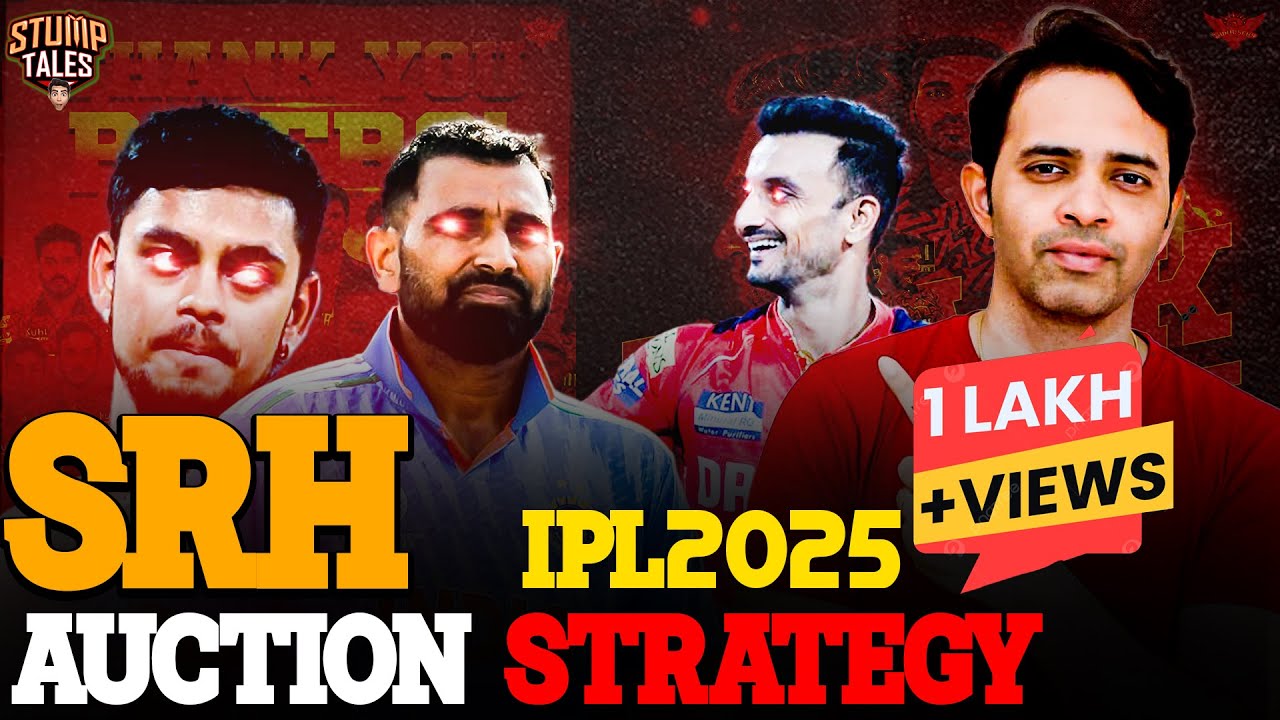 SRH Full Squad IPL 2025: Complete Player List Post Mega Auction & Analysis  @Kaushiknc