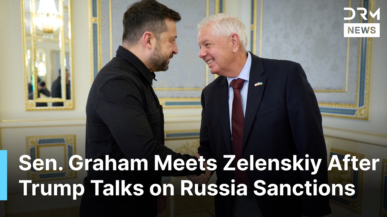 Sen. Lindsey Graham Meets Zelenskiy, Announces White House-Backed Russia Sanctions Push | AC1N