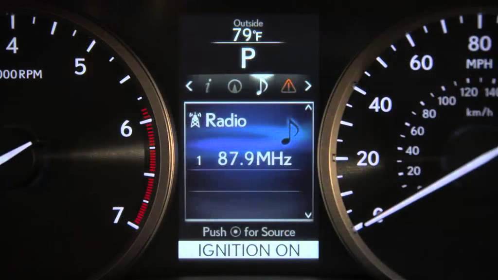 Multi Information Display on Lexus NX