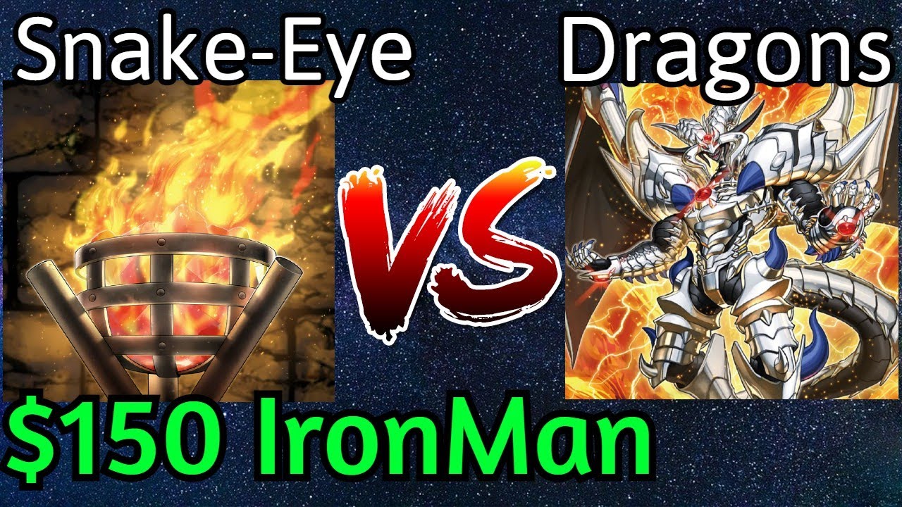 Snake-Eye Vs Dragon Link $150 IronMan Yu-Gi-Oh!