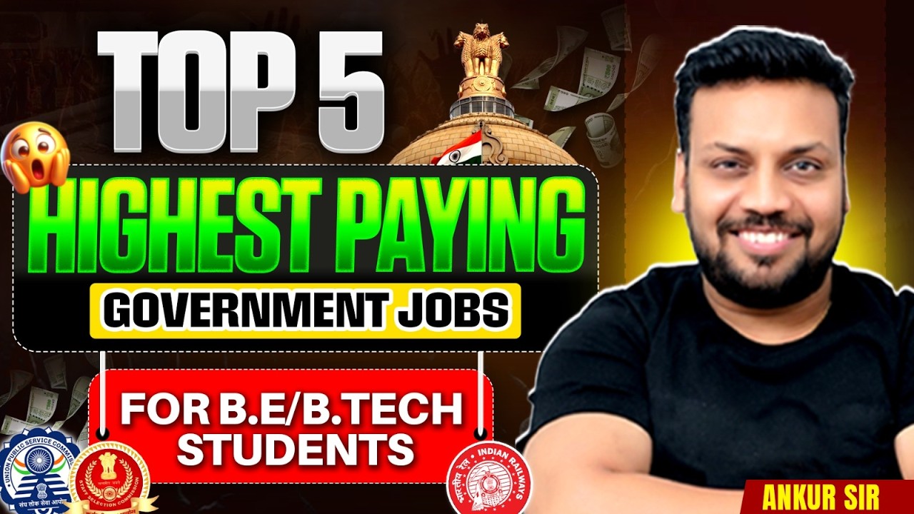 Top 5 Highest Paying Technical Government Jobs | For B.E/B.tech Students