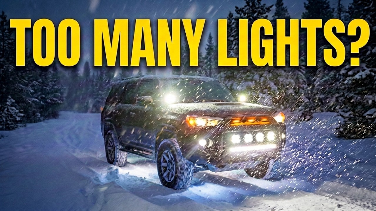 Too Many Lights?  Off Road Lighting in 5th Gen 4Runner