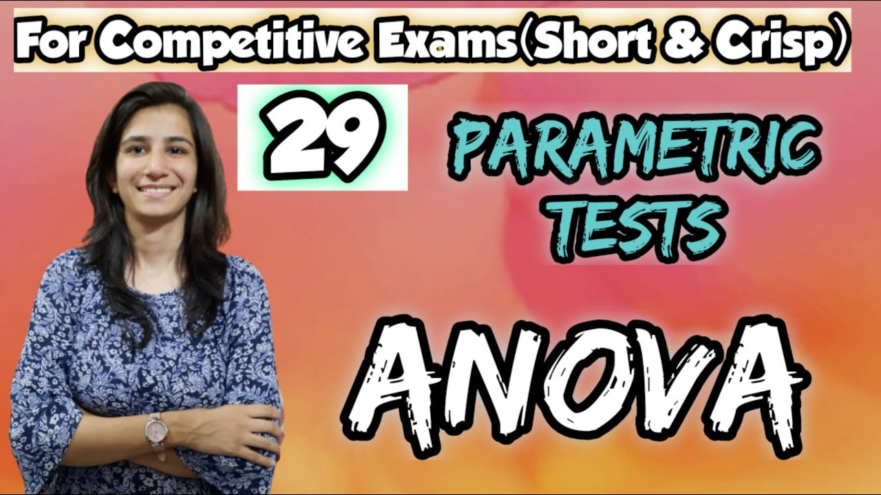 ANOVA | Parametric Tests | Statistics | UGC NET Education/SET | Inculcate Learning | By Ravina