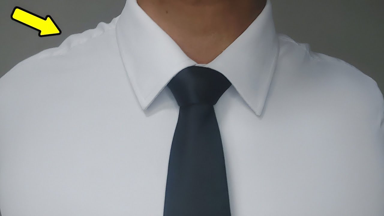 Como dar um nó de gravata corretamente, passo a passo, para a escola ou para o trabalho, de forma