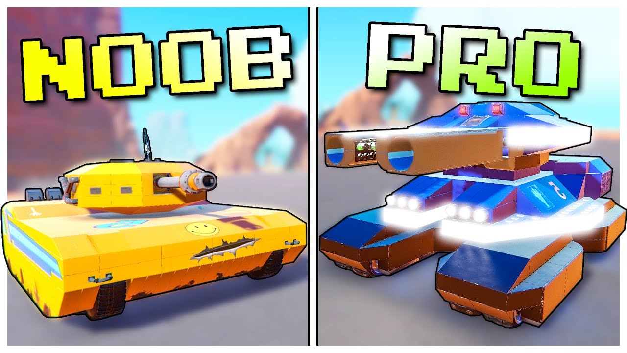 NOOB vs Pro TEAM Tank Battle is INSANE! (Trailmakers Multiplayer)