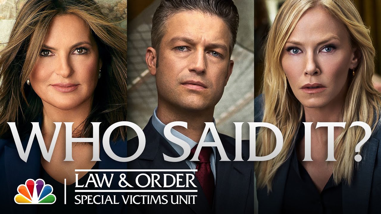 Who Said This Quote? | NBC's Law & Order: SVU