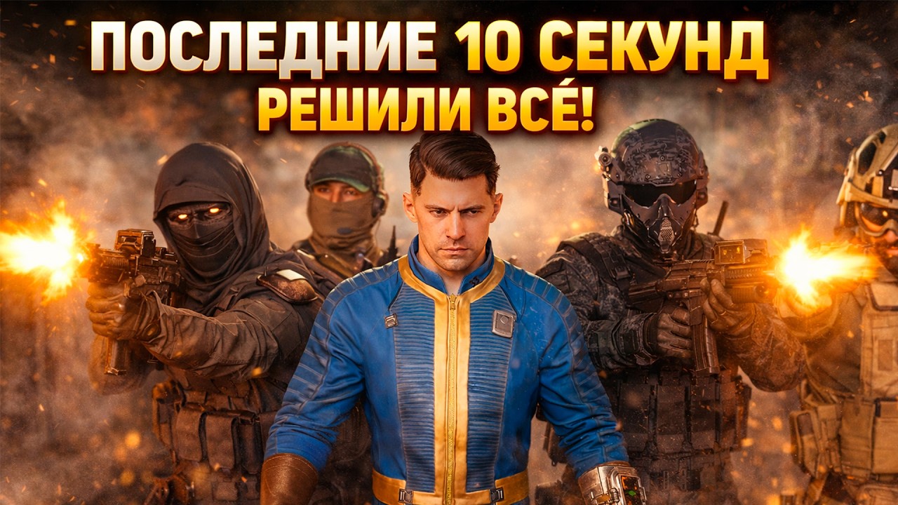 Жёсткая перестрелка в Warzone на последнем круге  #warzone