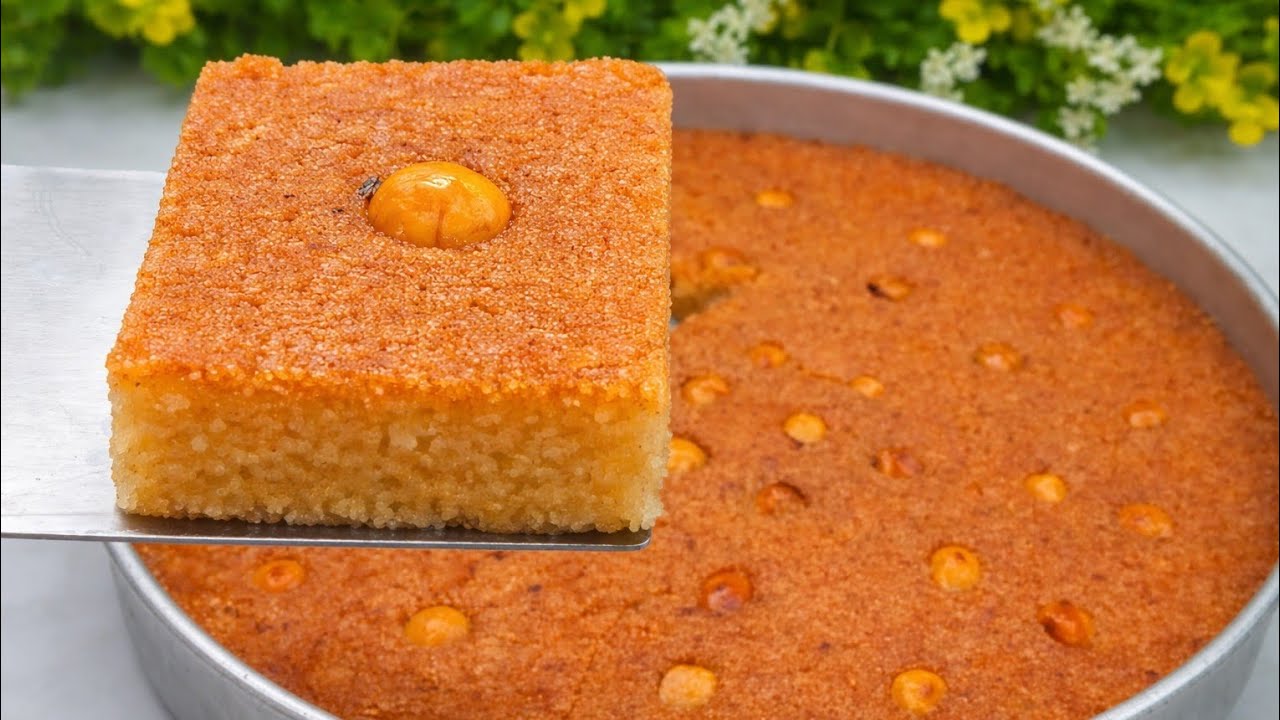 احفظوها لرمضان❗بسبوسة المحلات بكل أسرار نجاحها❗دايبة ومرملة وف دقايق هتحضريها❗ هتشرفكم في العزومات 
