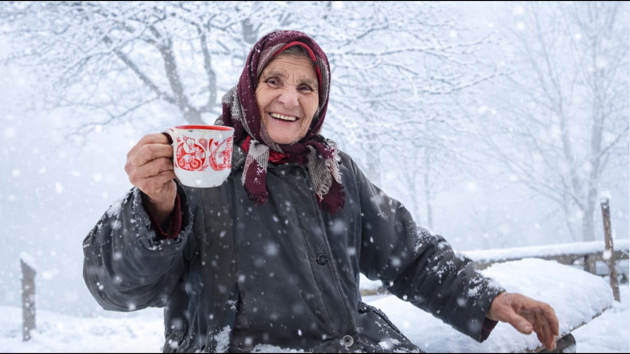 The joyful life of an 85-year-old woman outside civilization