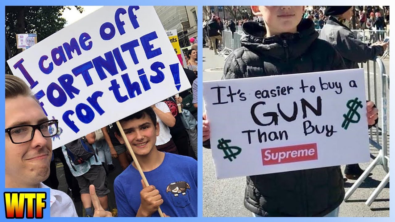 The Funniest Protest Signs Ever Seen