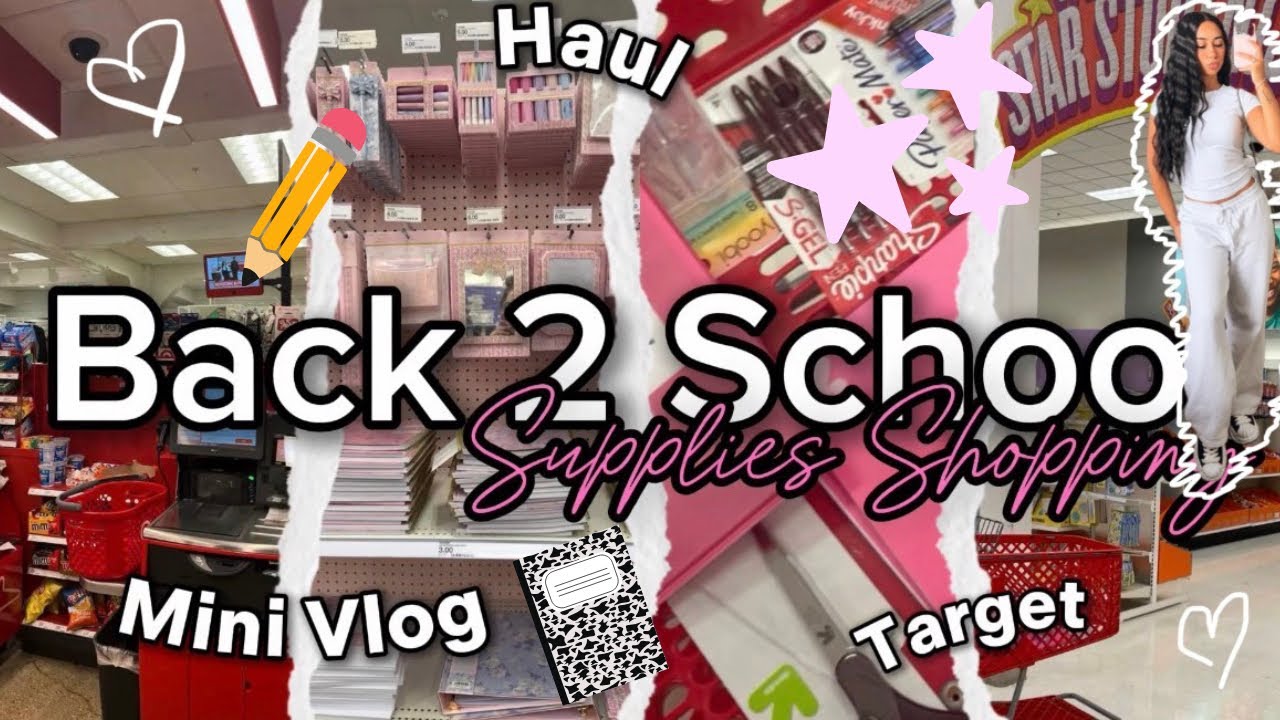 BACK 2 SCHOOL SUPPLY SHOPPING + HAUL 2026✏️🛍️ |  Nursing School | Target 