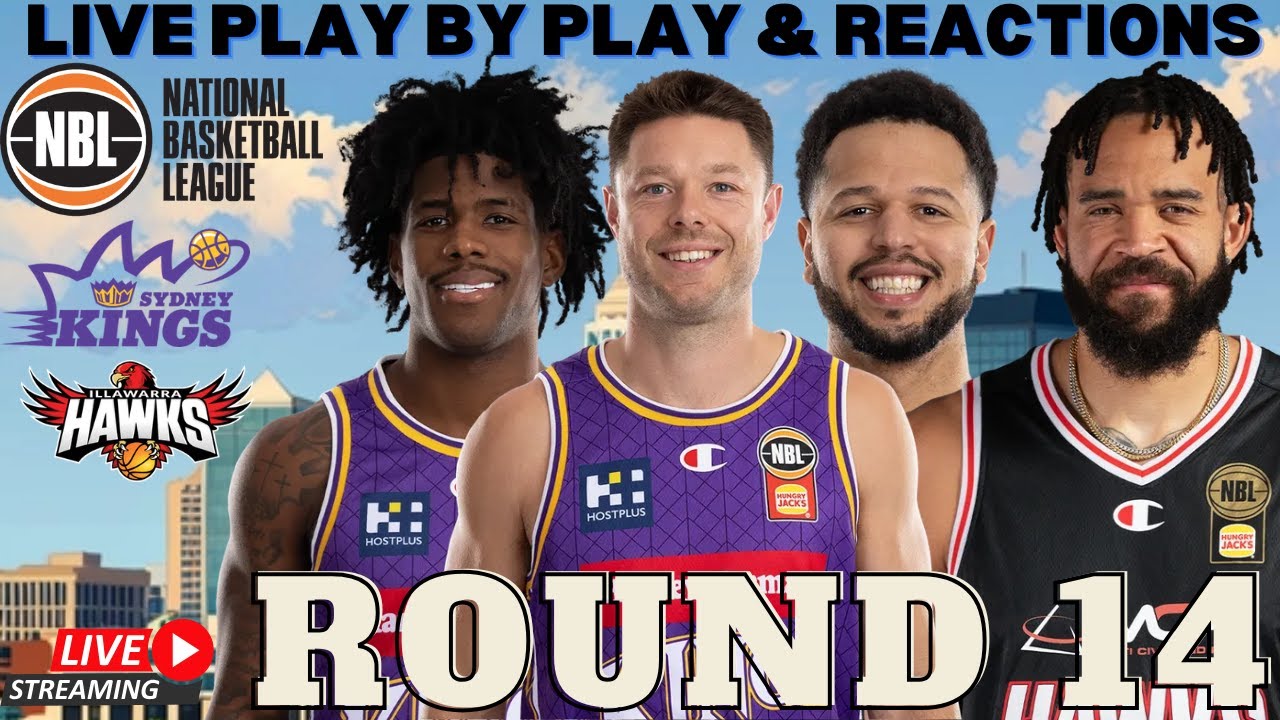 SYDNEY KINGS VS LLAWARRA HAWKS I KBL LIVE I PLAY BY PLAY & FAN REACTIONS  📱