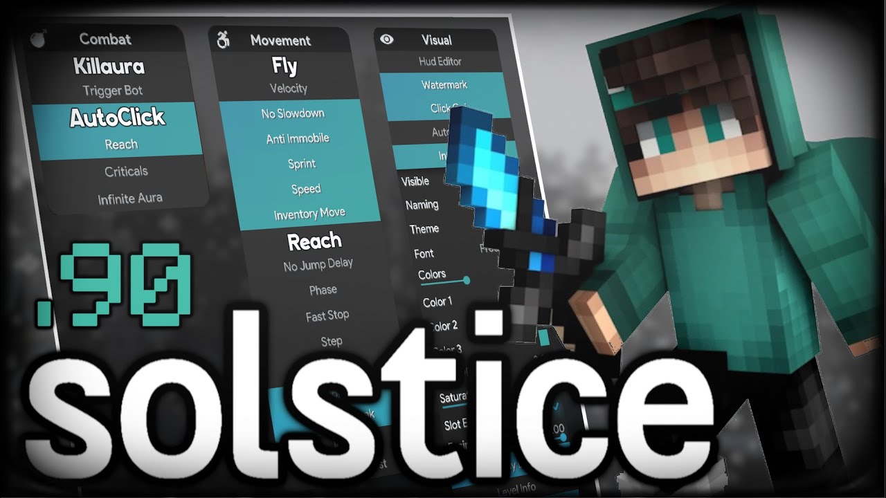 Solstice Is Finally Back! Minecraft Bedrock 1.21.92 Hack Client Download